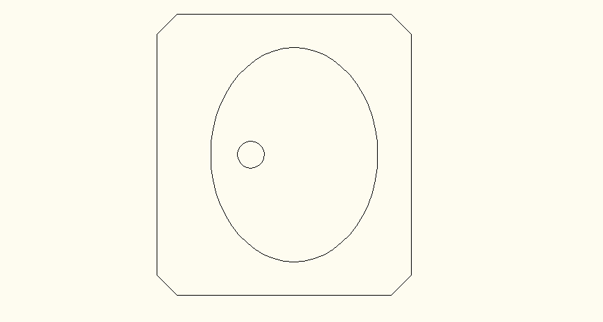Rectangular wash basin detail elevation autocad file