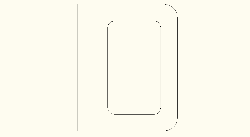 Rectangular wash basin shape detail elevation and plan layout file