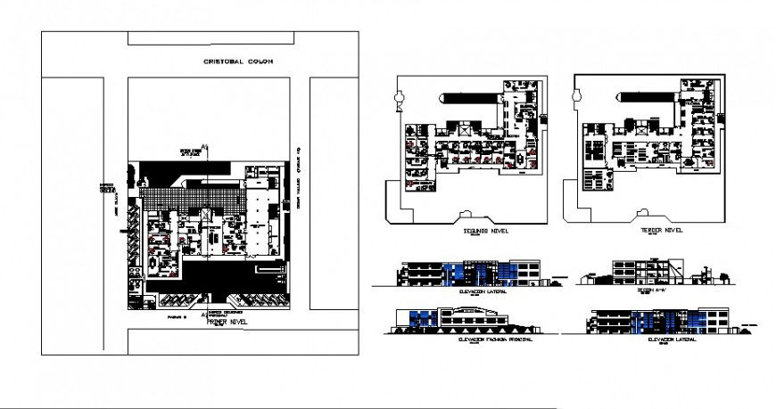Regional director of education building detail drawing in dwg AutoCAD file.