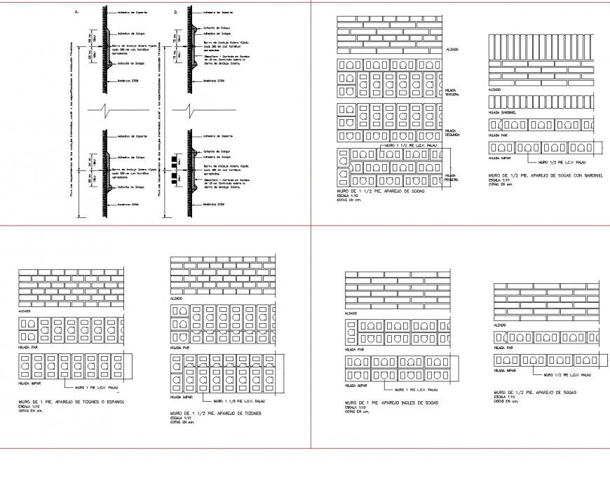 Reinforced concrete plan autocad file