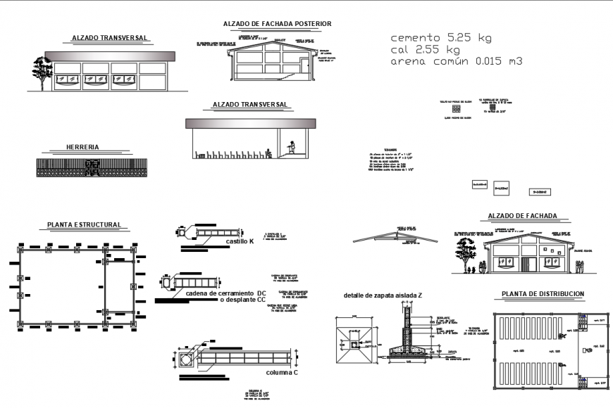 Religion church detailed architecture project details dwg file