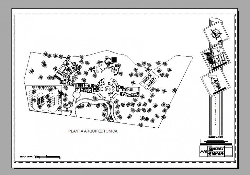 Renovation plan of the hospital in autocad