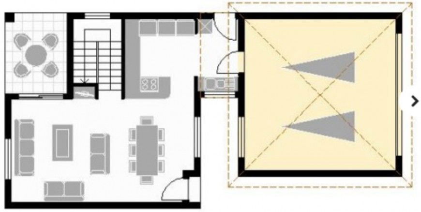residence ground floor layout plan dwg file