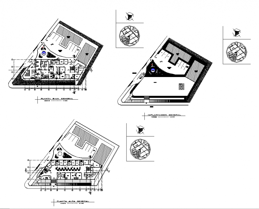 Residencial area floor plan with detaiil of