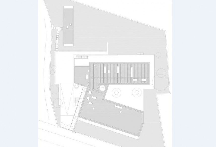 Residential bungalow floor layout plan cad drawing details jpg file