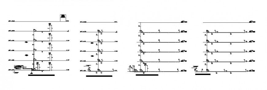 Residential electrical diagram detail drawing in dwg AutoCAD file.
