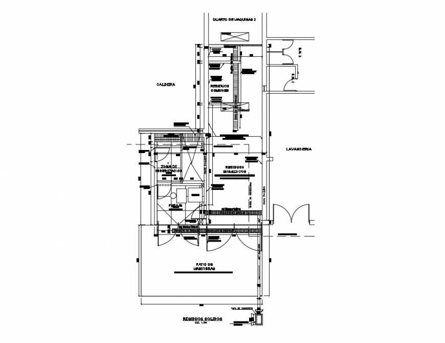 Residential house constructive plan cad drawing details dwg file