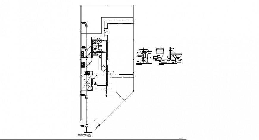 Residential house detailing drawing in autocad format