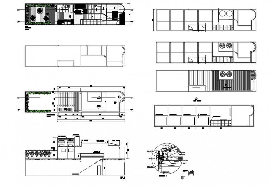 Residential house layout plan, general plan, cover plan and auto-cad details dwg file