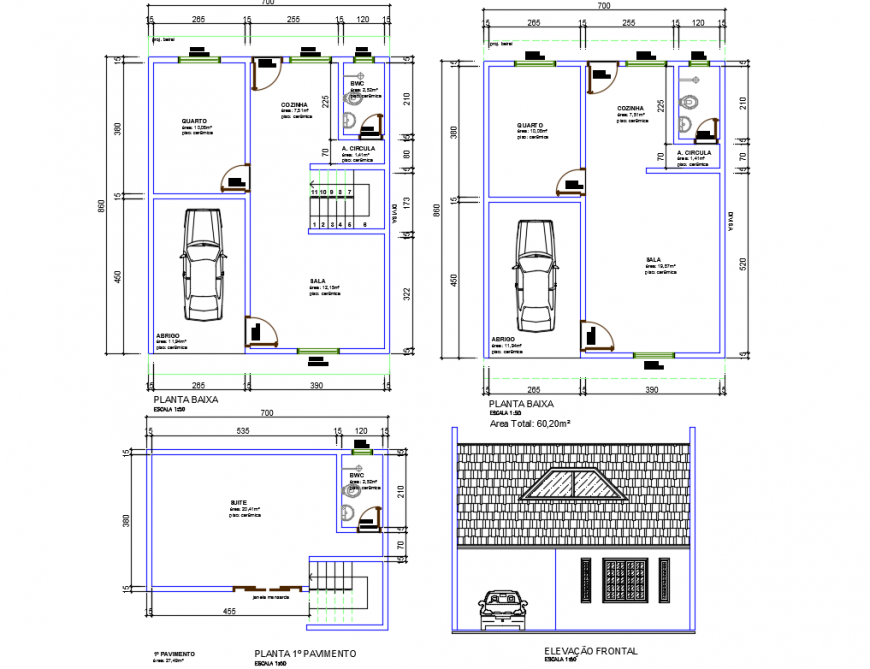 Residential House Plan & Elevation design detail