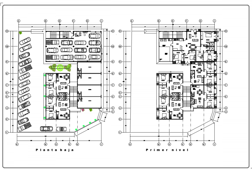 Residential House plan Detail in autocad DWG file