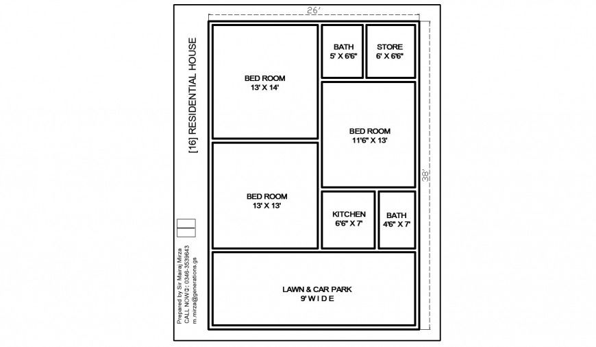 Residential house wall layout plan drawing in dwg AutoCAD file.