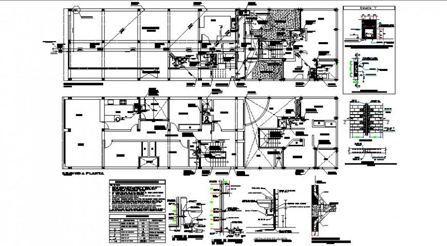 Residential housing and store building units drawing in autocad format