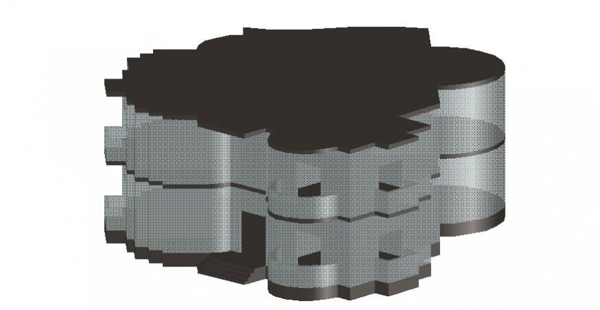 Residential luxuries villa 3d model cad drawing details dwg file