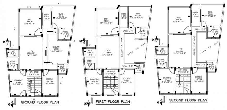 Resort and hotel floor plan dwg file in Autocad format