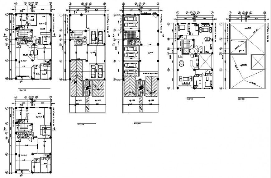 Restaurant plan in dwg AutoCAD file