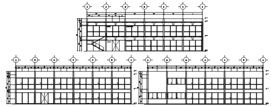 Restaurant and event room different axis elevation in AutoCAD file