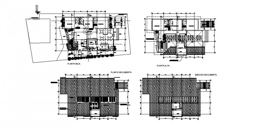 Restaurant cover plan and floor plan cad drawing details dwg file