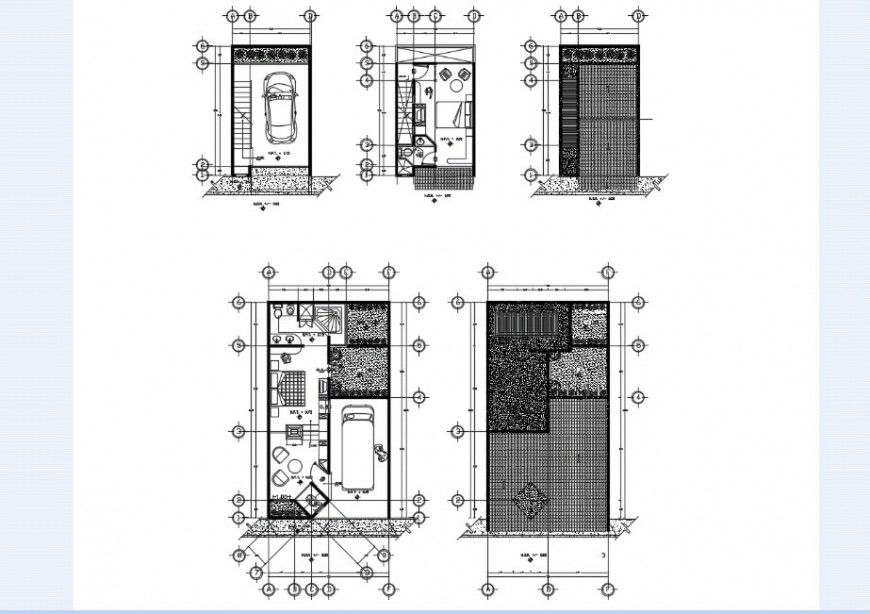 Restaurant floor plan in AutoCAD file