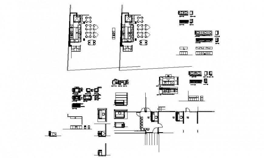 Restaurant kitchen detail drawing in AutoCAd file.