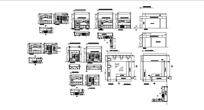 Restaurant kitchen detail drawing in dwg AutoCAD file.