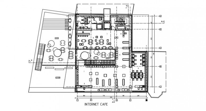 Restaurant project detail cad file