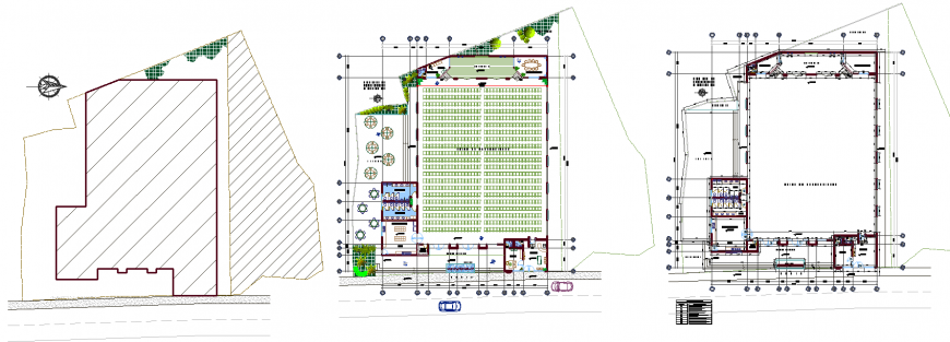 Restaurant with banquet hall detail layout plan in dwg AutoCAD file.