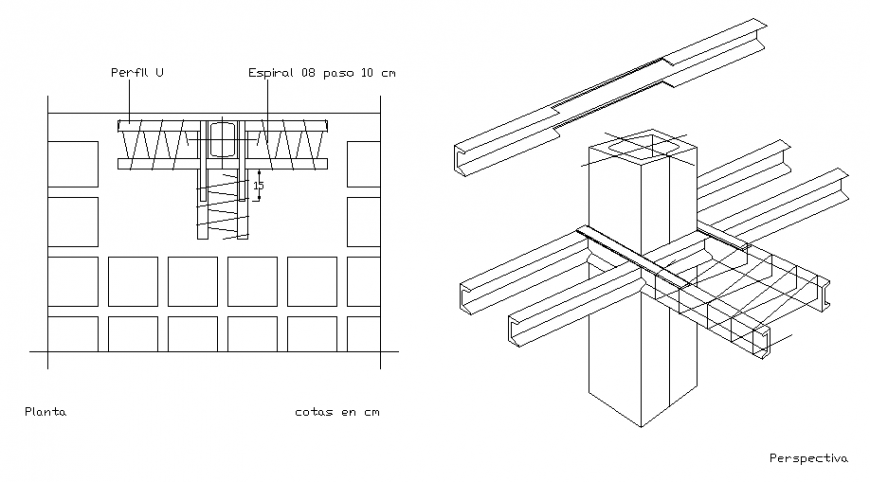 Reticulated flag stones constructive structure cad drawing details dwg file