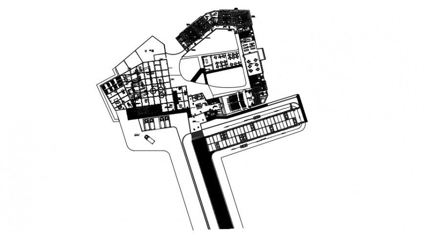 Rice technology center of Peru distribution plan cad drawing details dwg file
