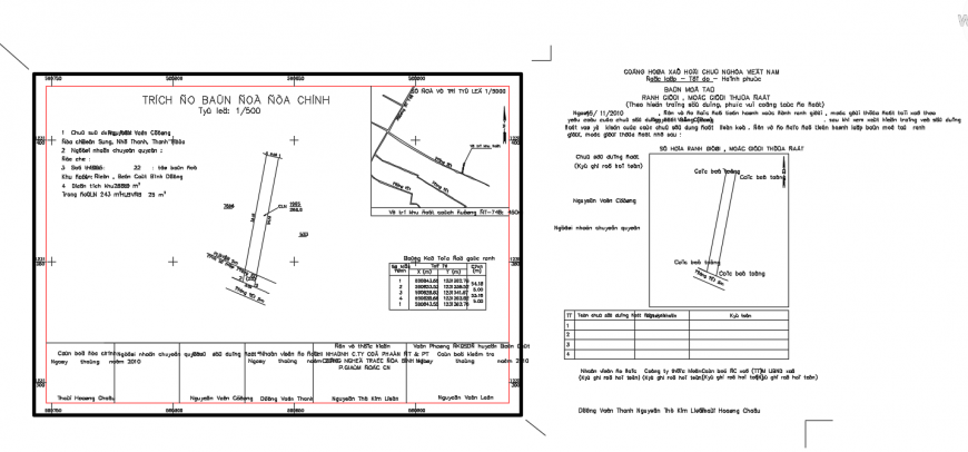 Road Line Plan & Detail in DWG File