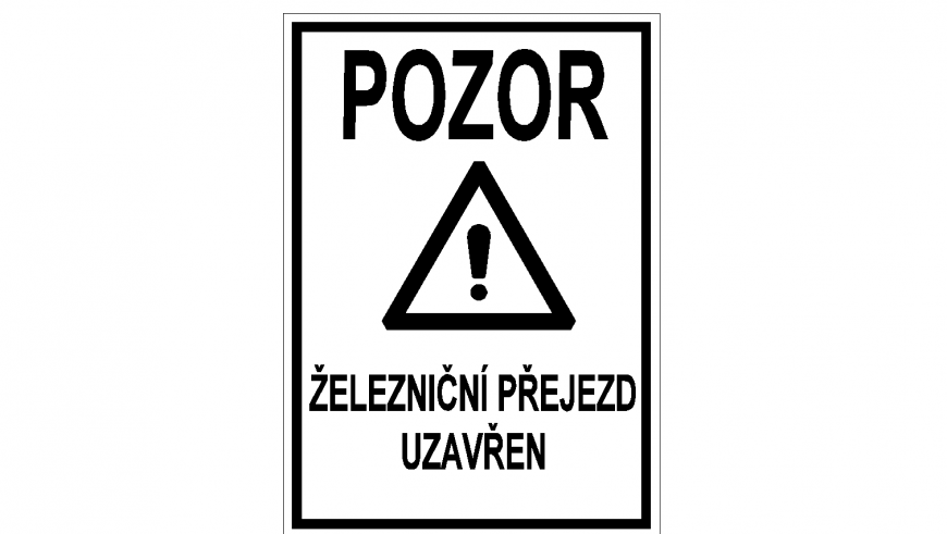 Road side signage or iconic image in dwg AutoCAD file.