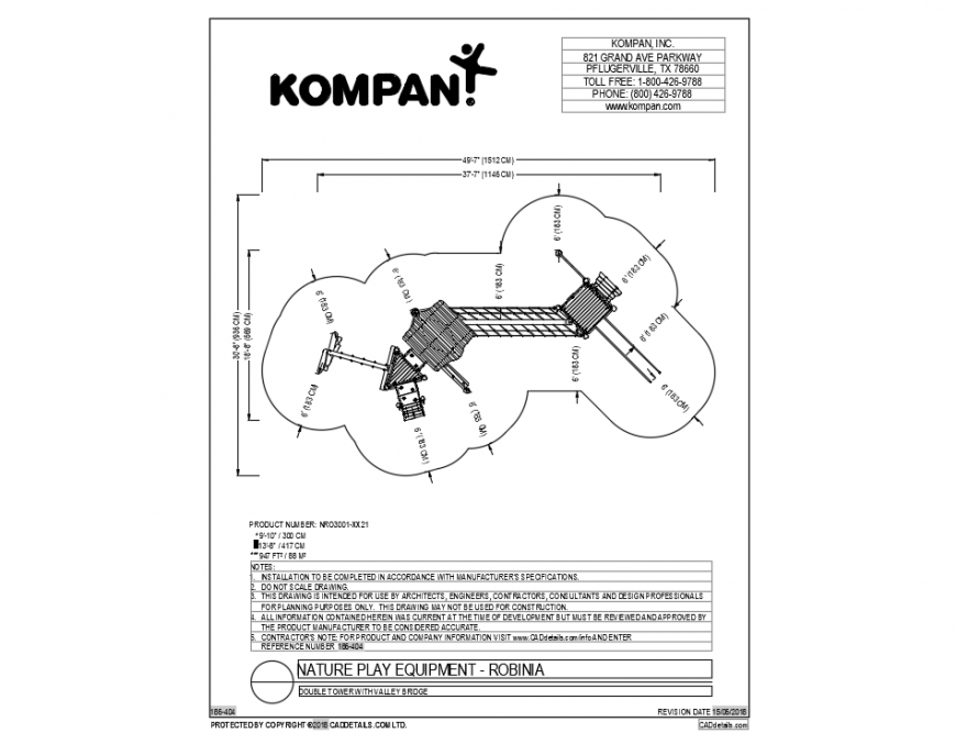 Robina nature play equipment cad drawings dwg file