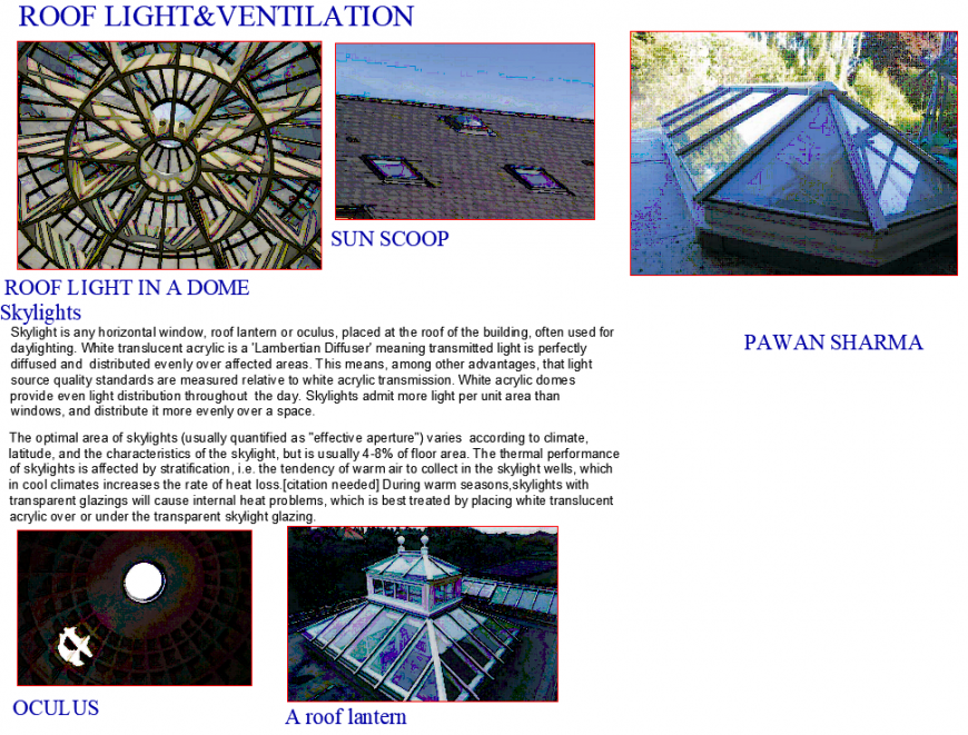 Roof light plan detail dwg file.