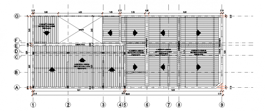 Roof Plans of house corner design drawing