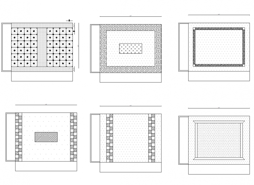 Room ceiling design autocad file