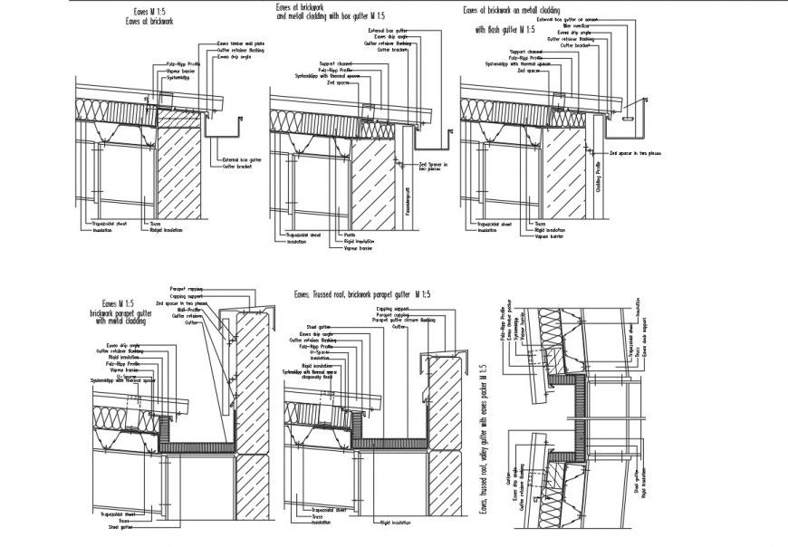 Room section plan autocad file
