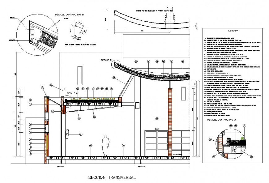 Room section planning autocad file
