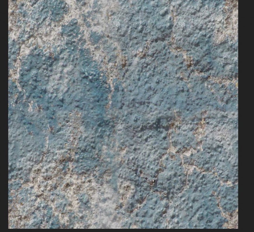 Rough concrete finishing work detail layout JPEG file