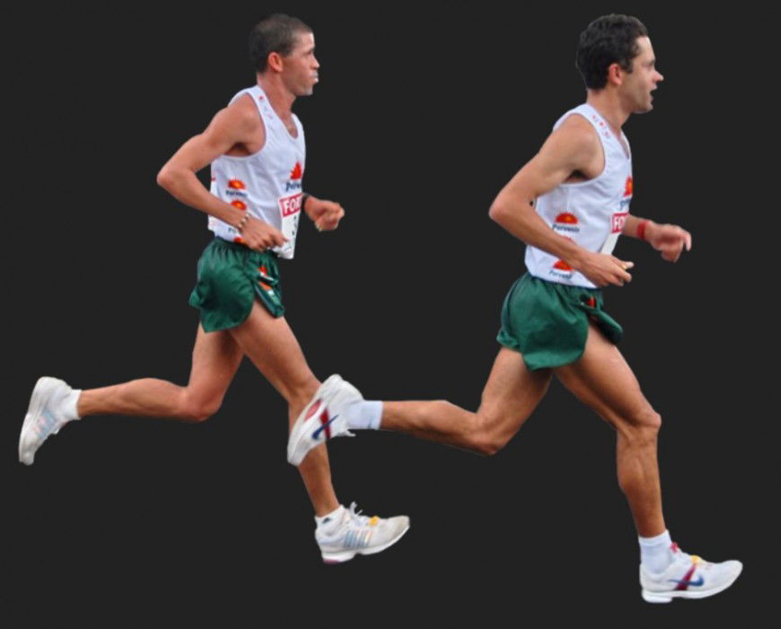 Running athlete 3d model layout CAD blocks JPEG file