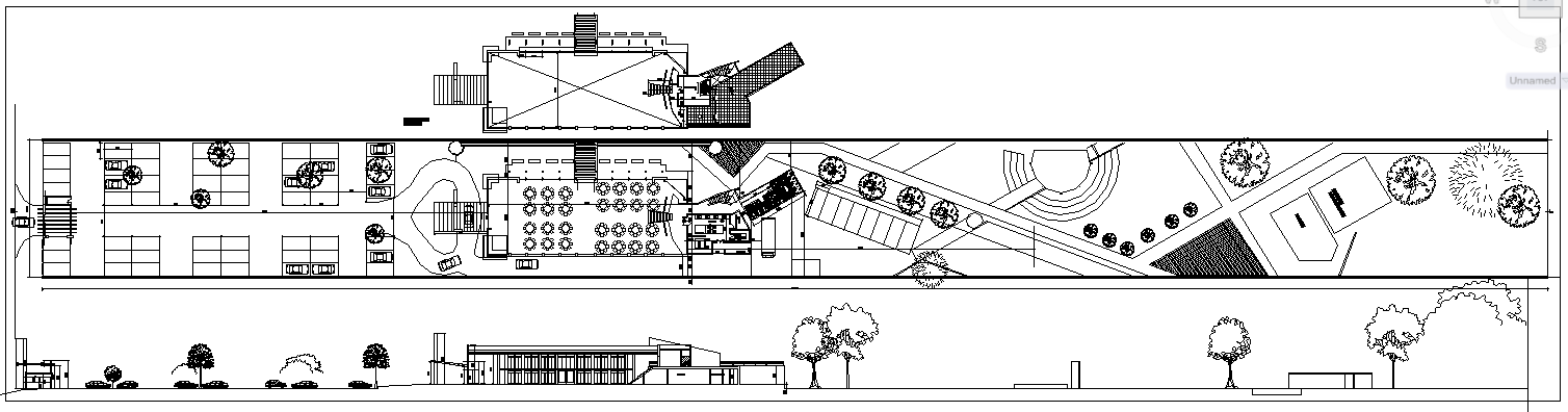 russian model design of a hotel plan elevation design dwg file