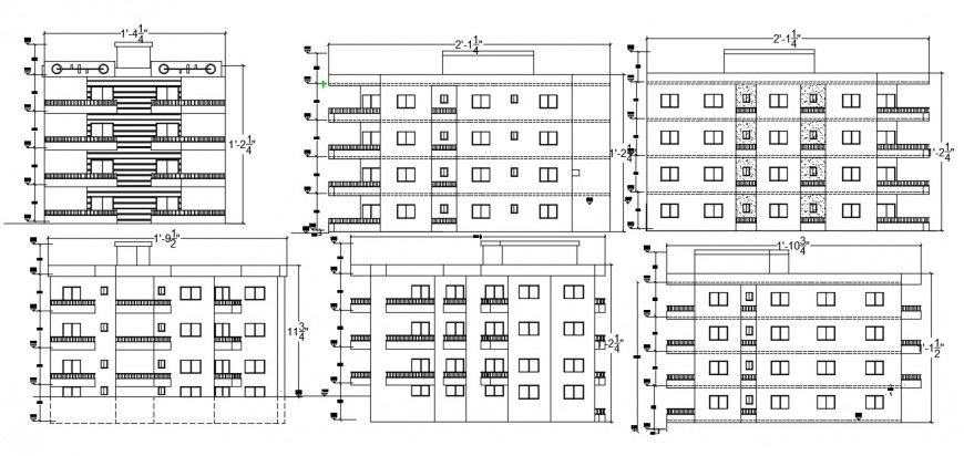 Salon house exterior autocad software