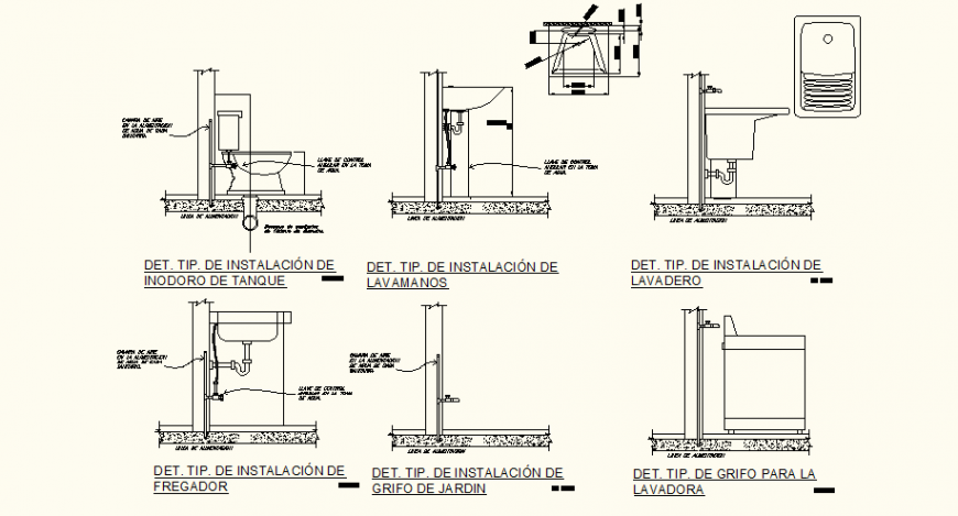 Sanitary block detail elevation and plan housing system dwg file