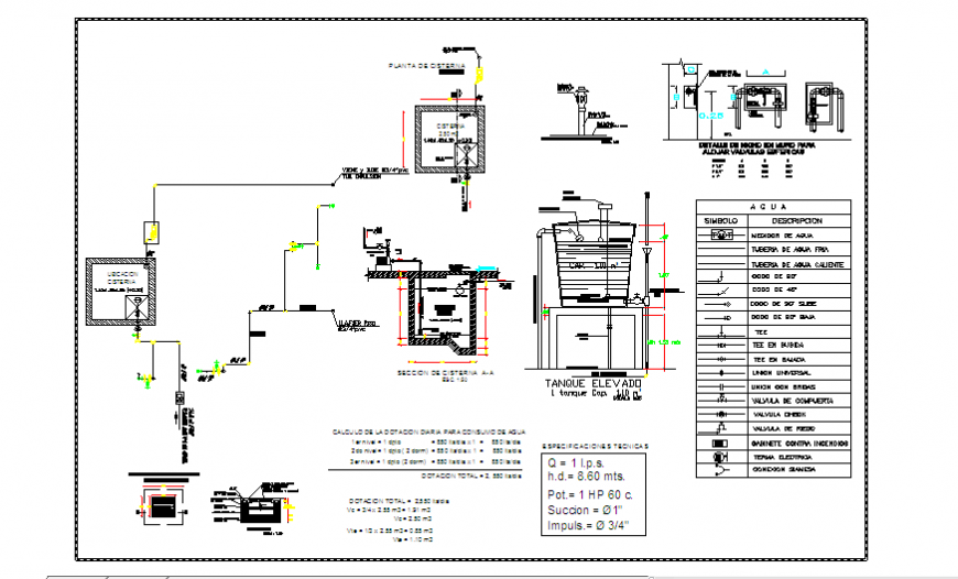 Sanitary block design drawing of small house design drawing