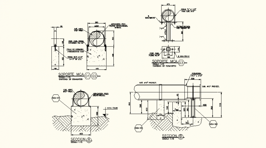 Sanitary blocks piping detail elevation dwg file