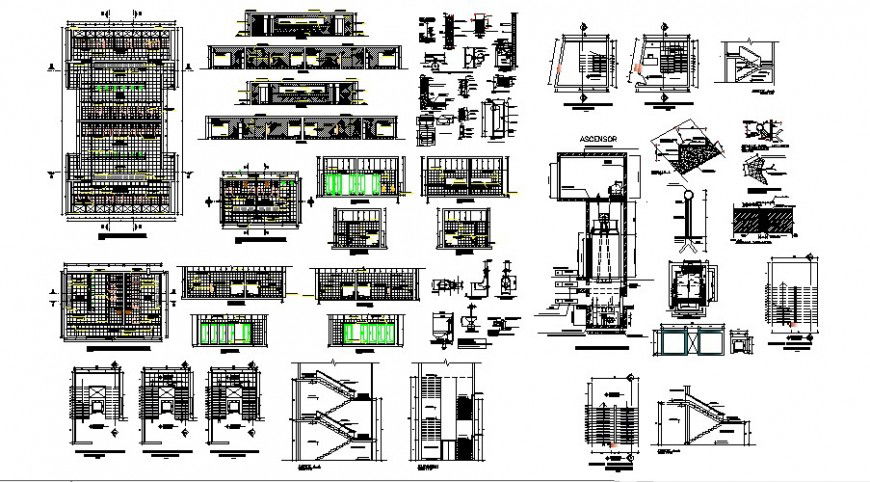 Sanitary drawings detail 2d view autocad software file