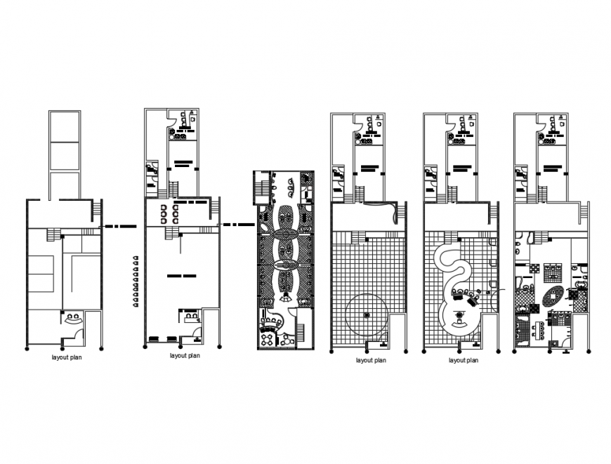 Sanitary equipment store layout plan cad drawing details dwg file