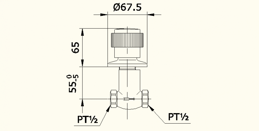 Sanitary fittings detail elevation and plan layout file