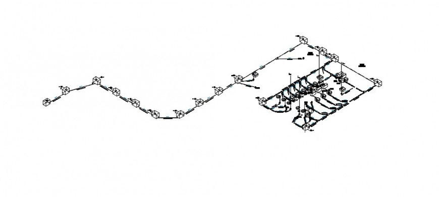 sanitary installation detail cad file