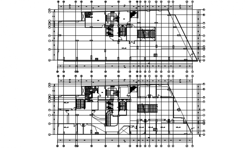Sanitary installation drawing details with plan of residential house dwg file