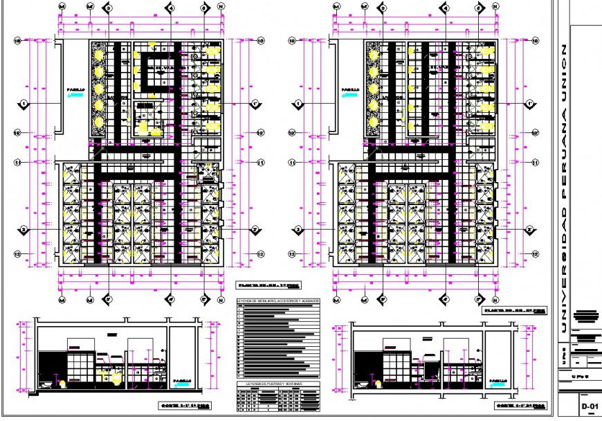 Sanitary public toilet detail plan and section 2d view CAd block layout autocad file